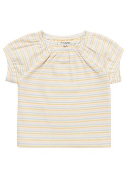 Noppies Koszulka &quot;Natal&quot; w kolorze beżowo-żółto-błękitnym ze sklepu Limango Polska w kategorii Koszulki niemowlęce - zdjęcie 163781773