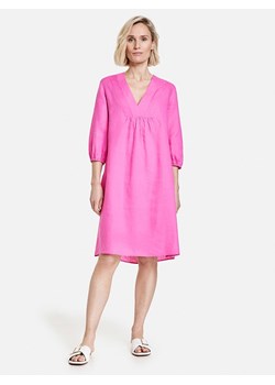 Gerry Weber Lniana sukienka w kolorze różowym ze sklepu Limango Polska w kategorii Sukienki - zdjęcie 163782102