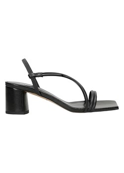 Wojas Skórzane sandały w kolorze czarnym ze sklepu Limango Polska w kategorii Sandały damskie - zdjęcie 163783134