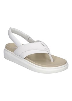 Gerry Weber Skórzane sandały w kolorze białym ze sklepu Limango Polska w kategorii Sandały damskie - zdjęcie 163784052