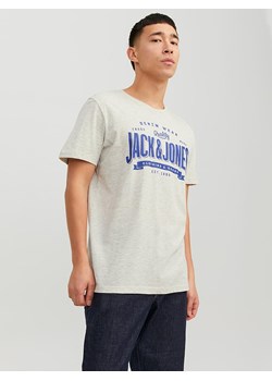 Jack &amp; Jones Koszulka &quot;Logo&quot; w kolorze jasnoszarym ze sklepu Limango Polska w kategorii T-shirty męskie - zdjęcie 163785483