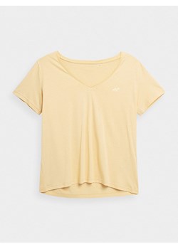 4F Koszulka w kolorze żółtym ze sklepu Limango Polska w kategorii Bluzki damskie - zdjęcie 163789882
