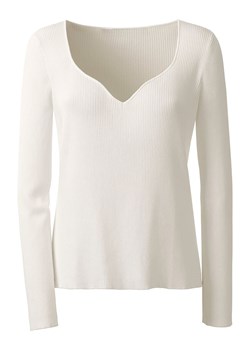 Heine Sweter w kolorze białym ze sklepu Limango Polska w kategorii Swetry damskie - zdjęcie 163792233