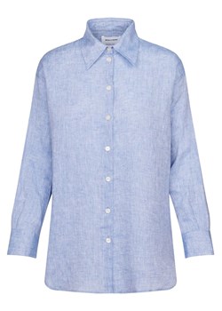 Seidensticker Lniana bluzka w kolorze błękitnym ze sklepu Limango Polska w kategorii Koszule damskie - zdjęcie 163794861