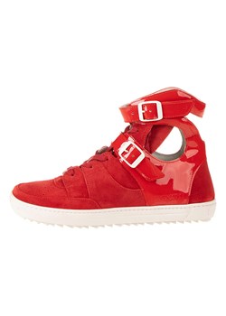 Birkenstock Skórzane sneakersy &quot;Thessaloniki&quot; w kolorze czerwonym ze sklepu Limango Polska w kategorii Trampki damskie - zdjęcie 163794983