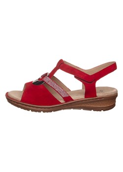 Ara Shoes Skórzane sandały w kolorze czerwonym ze sklepu Limango Polska w kategorii Sandały damskie - zdjęcie 163800012