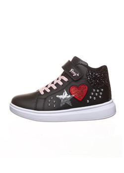 Primigi Skórzane sneakersy w kolorze czarnym ze sklepu Limango Polska w kategorii Trampki dziecięce - zdjęcie 163801924
