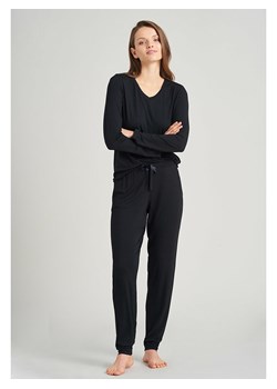 Schiesser Spodnie dresowe w kolorze czarnym ze sklepu Limango Polska w kategorii Spodnie damskie - zdjęcie 163804731