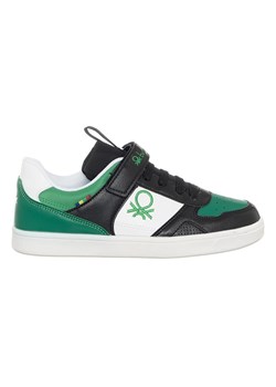 Benetton Sneakersy w kolorze czarno-zielono-białym ze sklepu Limango Polska w kategorii Buty sportowe dziecięce - zdjęcie 163805430