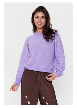 NÜMPH Sweter &quot;Nuriette&quot; w kolorze fioletowym ze sklepu Limango Polska w kategorii Swetry damskie - zdjęcie 163807283