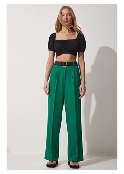 Hapiness Istanbul Spodnie w kolorze zielonym ze sklepu Limango Polska w kategorii Spodnie damskie - zdjęcie 163808211