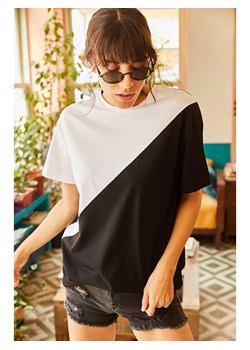 Olalook Koszulka w kolorze czarno-białym ze sklepu Limango Polska w kategorii Bluzki damskie - zdjęcie 163808262