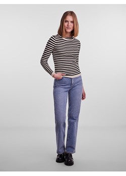 Pieces Sweter w kolorze beżowo-czarnym ze sklepu Limango Polska w kategorii Swetry damskie - zdjęcie 163809532
