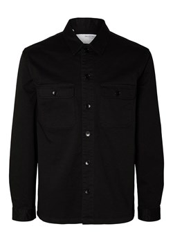 SELECTED HOMME Koszula sztruksowa &quot;Dan&quot; - Loose fit - w kolorze czarnym ze sklepu Limango Polska w kategorii Koszule męskie - zdjęcie 163813163