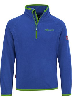 Trollkids Bluza polarowa &quot;Nordland&quot; w kolorze niebiesko-zielonym ze sklepu Limango Polska w kategorii Bluzy chłopięce - zdjęcie 163813793