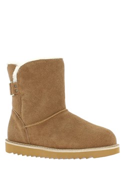 Gooce Skórzane botki zimowe &quot;Colorado&quot; w kolorze jasnobrązowym ze sklepu Limango Polska w kategorii Śniegowce damskie - zdjęcie 163814950
