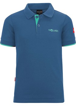 Trollkids Funkcyjna koszulka polo &quot;Bergen XT&quot; w kolorze niebieskim ze sklepu Limango Polska w kategorii T-shirty chłopięce - zdjęcie 163816263