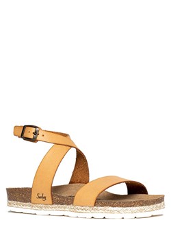 Sunbay Skórzane sandały &quot;Dorado&quot; w kolorze jasnobrązowym ze sklepu Limango Polska w kategorii Sandały damskie - zdjęcie 163816863