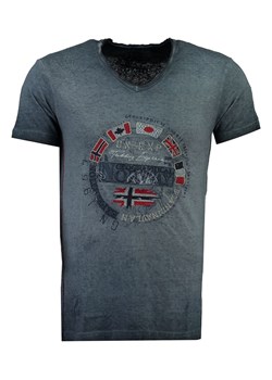 Geographical Norway Koszulka &quot;Jimpeach&quot; w kolorze granatowym ze sklepu Limango Polska w kategorii T-shirty męskie - zdjęcie 163817224