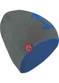 Trollkids Dwustronna czapka beanie &quot;Troll&quot; w kolorze szaro-niebieskim ze sklepu Limango Polska w kategorii Czapki dziecięce - zdjęcie 163817553