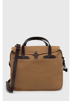 Filson torba Original Briefcase kolor beżowy FMBAG0004 ze sklepu PRM w kategorii Torby materiałowe - zdjęcie 163821061