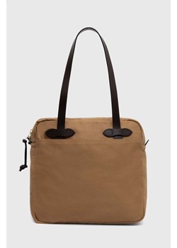 Filson torba Tote Bag With Zipper kolor beżowy FMBAG0005 ze sklepu PRM w kategorii Torby materiałowe - zdjęcie 163821063