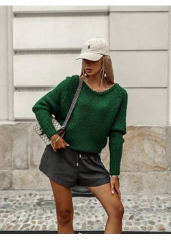 Sweter Dakota Zielony ze sklepu Lisa Mayo w kategorii Swetry damskie - zdjęcie 163822782
