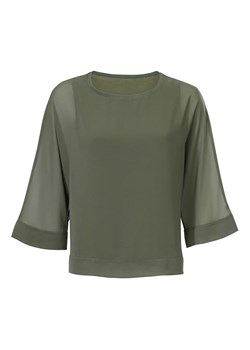 Heine Bluzka w kolorze khaki ze sklepu Limango Polska w kategorii Bluzki damskie - zdjęcie 163827224