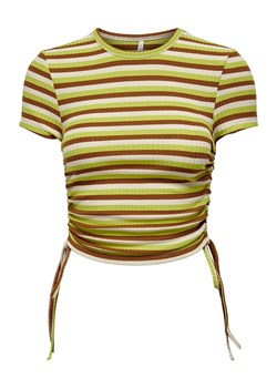 ONLY Koszulka &quot;Wendy&quot; w kolorze zielono-brązowym ze sklepu Limango Polska w kategorii Bluzki damskie - zdjęcie 163828471