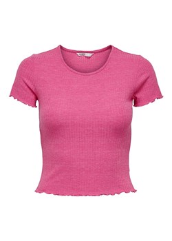 ONLY Koszulka &quot;Emma&quot; w kolorze różowym ze sklepu Limango Polska w kategorii Bluzki damskie - zdjęcie 163829222