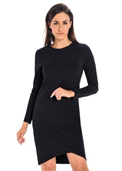 Asymetryczna sukienka czarna Isabella 216102, Kolor czarny, Rozmiar L, Teyli ze sklepu Intymna w kategorii Sukienki - zdjęcie 163834701