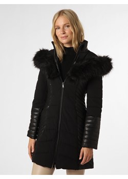 GUESS Damski płaszcz pikowany Kobiety czarny jednolity ze sklepu vangraaf w kategorii Płaszcze damskie - zdjęcie 163840142