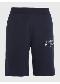Spodnie dresowe męskie krótkie Tommy Hilfiger granatowe UM0UM02881 ze sklepu piubiu_pl w kategorii Spodenki męskie - zdjęcie 163846393