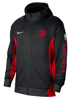 Męska bluza z kapturem i zamkiem na całej długości Nike Dri-FIT NBA Toronto Raptors Showtime - Czerń ze sklepu Nike poland w kategorii Bluzy męskie - zdjęcie 163849881