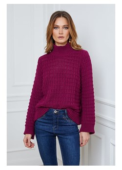 Joséfine Sweter w kolorze jagodowym ze sklepu Limango Polska w kategorii Swetry damskie - zdjęcie 163851424