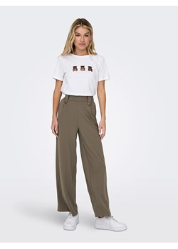 ONLY Spodnie w kolorze szarobrązowym ze sklepu Limango Polska w kategorii Spodnie damskie - zdjęcie 163852541