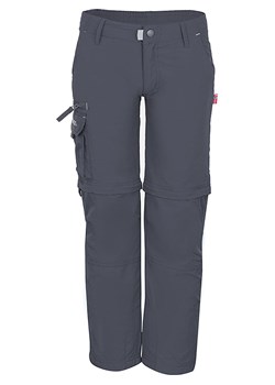 Trollkids Spodnie trekkingowe Zipp-Off &quot;Oppland&quot; - Regular fit - w kolorze antracytowym ze sklepu Limango Polska w kategorii Spodnie dziewczęce - zdjęcie 163857813
