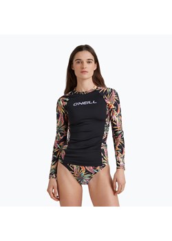Longsleeve do pływania damski O'Neill Anglet Skin black tropical flower ze sklepu sportano.pl w kategorii Bluzki damskie - zdjęcie 163858692