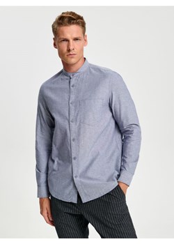 Sinsay - Koszula oxford regular fit - szary ze sklepu Sinsay w kategorii Koszule męskie - zdjęcie 163860424