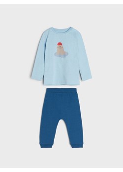 Sinsay - Komplet: koszulka i spodnie - błękitny ze sklepu Sinsay w kategorii Komplety niemowlęce - zdjęcie 163860432