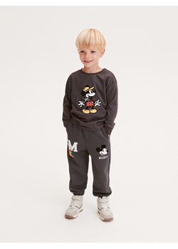 Reserved - Spodnie jogger Mickey Mouse - ciemnoszary ze sklepu Reserved w kategorii Spodnie chłopięce - zdjęcie 163871064
