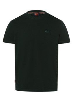 Superdry T-shirt męski Mężczyźni Bawełna jodłowy jednolity ze sklepu vangraaf w kategorii T-shirty męskie - zdjęcie 163873520