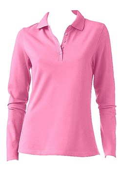 Heine Koszulka polo w kolorze różowym ze sklepu Limango Polska w kategorii Bluzki damskie - zdjęcie 163879820