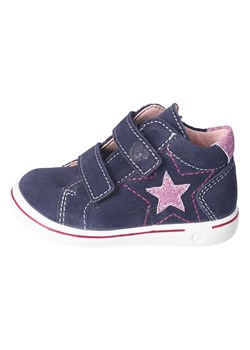 PEPINO Skórzane sneakersy &quot;Mia&quot; w kolorze granatowo-różowym ze sklepu Limango Polska w kategorii Półbuty dziecięce - zdjęcie 163881543