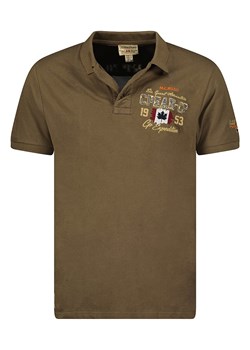 Canadian Peak Koszulka polo &quot;Kapriceak&quot; w kolorze khaki ze sklepu Limango Polska w kategorii T-shirty męskie - zdjęcie 163881924