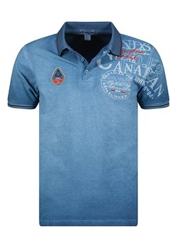 Canadian Peak Koszulka polo &quot;Kadventureak&quot; w kolorze błękitnym ze sklepu Limango Polska w kategorii T-shirty męskie - zdjęcie 163882452