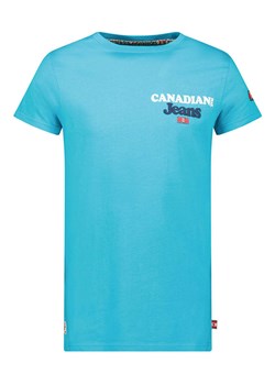 Canadian Peak Koszulka &quot;Jouppeak&quot; w kolorze turkusowym ze sklepu Limango Polska w kategorii T-shirty męskie - zdjęcie 163883363