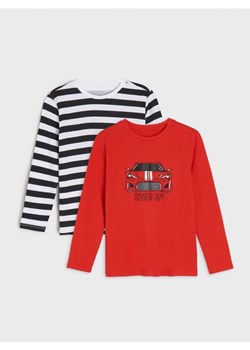 Sinsay - Koszulki 2 pack - czerwony ze sklepu Sinsay w kategorii T-shirty chłopięce - zdjęcie 163885482