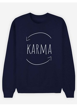 WOOOP Bluza "Karma" w kolorze granatowym ze sklepu Limango Polska w kategorii Bluzy damskie - zdjęcie 163891034