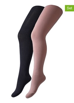 camano Rajstopy (2 pary) w kolorze granatowo-różowym ze sklepu Limango Polska w kategorii Rajstopy dziecięce - zdjęcie 163895390